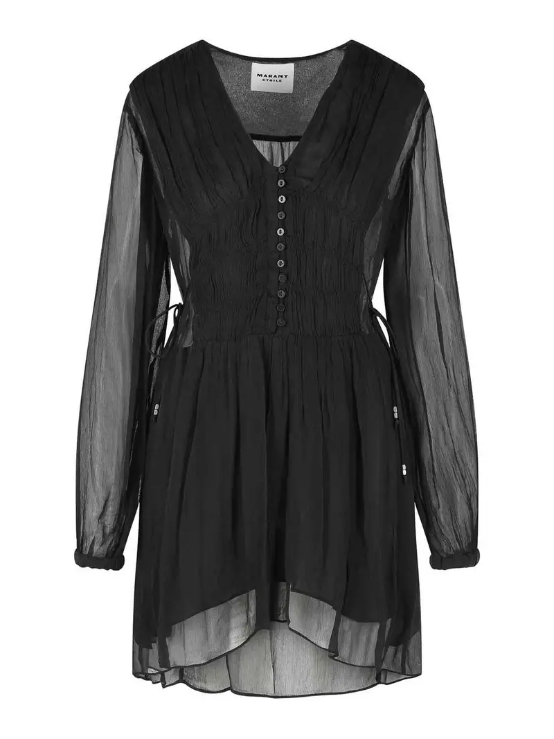 Vestito Loriena in viscosa nera Nero