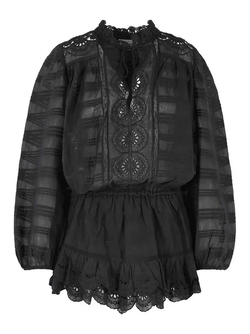 Vestito Preya in cotone nero