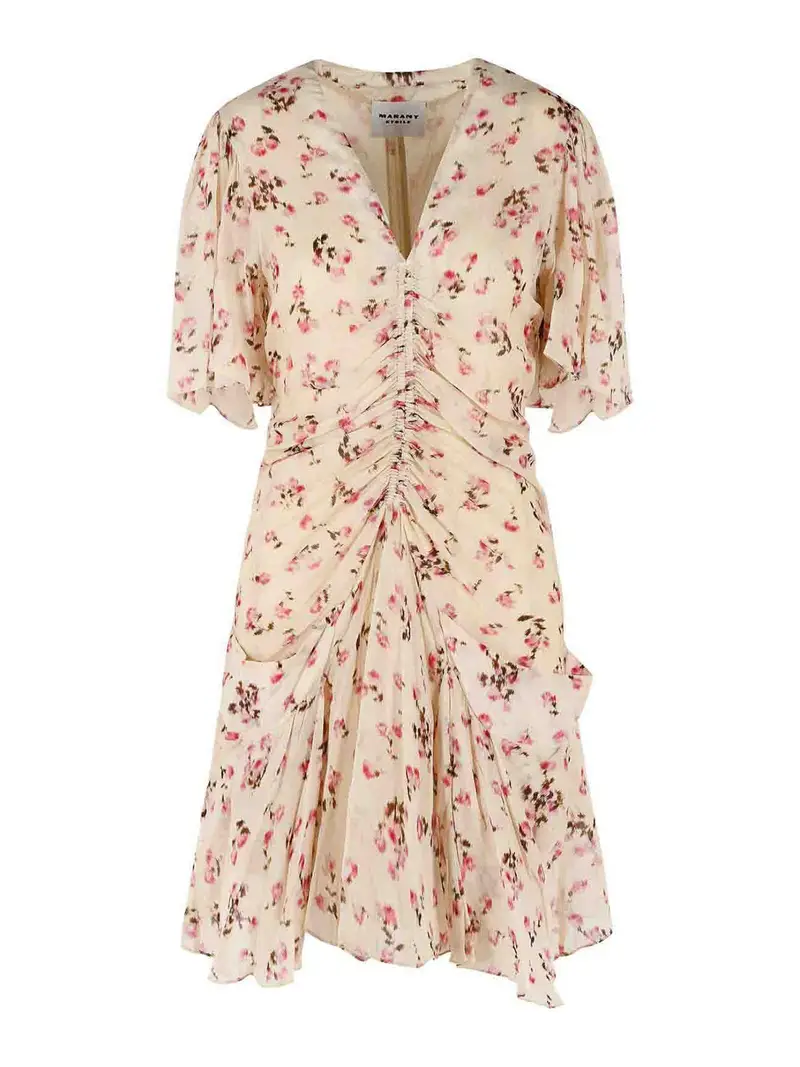 Vestito Vivienne in Viscosa Beige