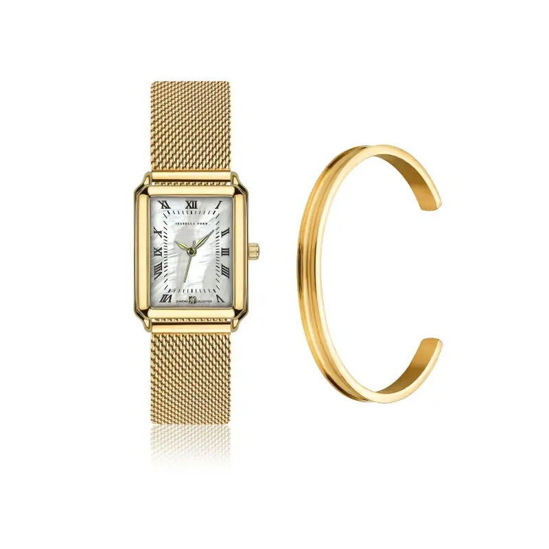 Orologio e bracciale donna Isabella Ford Coralie