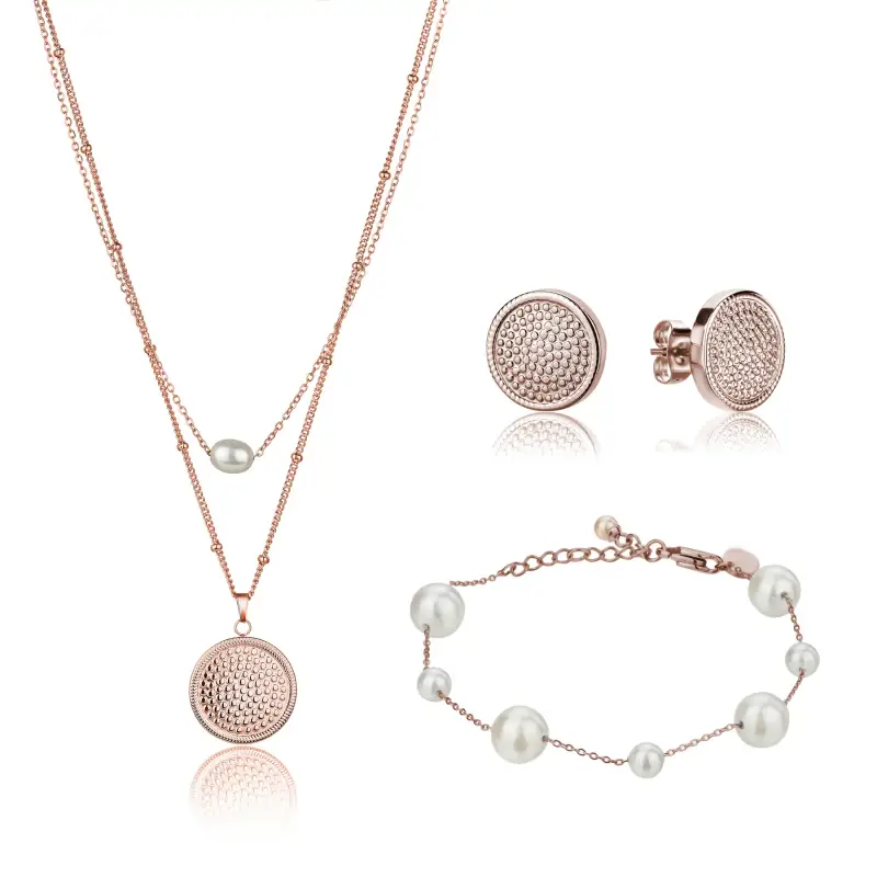 Set di collana, bracciale e orecchini Isabella Ford Hilda Pearl