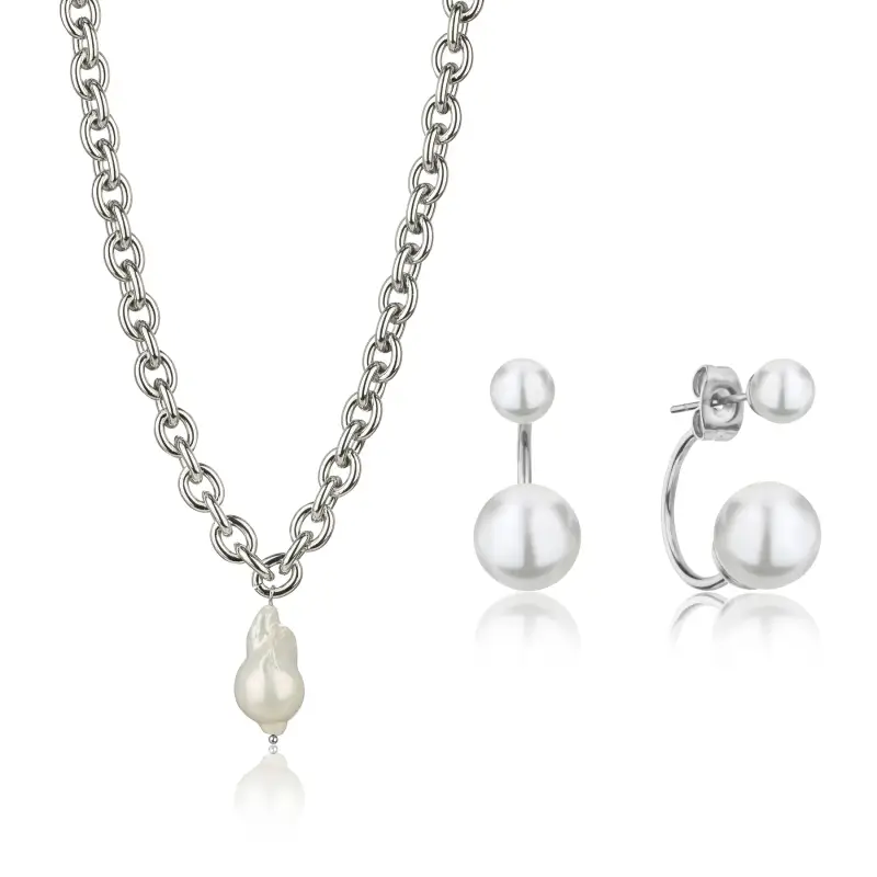 Set di collana e orecchini da donna Isabella Ford Morgan Pearl