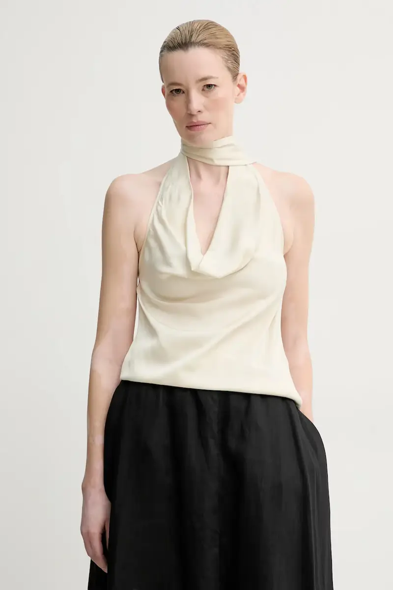 camicetta donna colore beige IS25SS-C121-T011