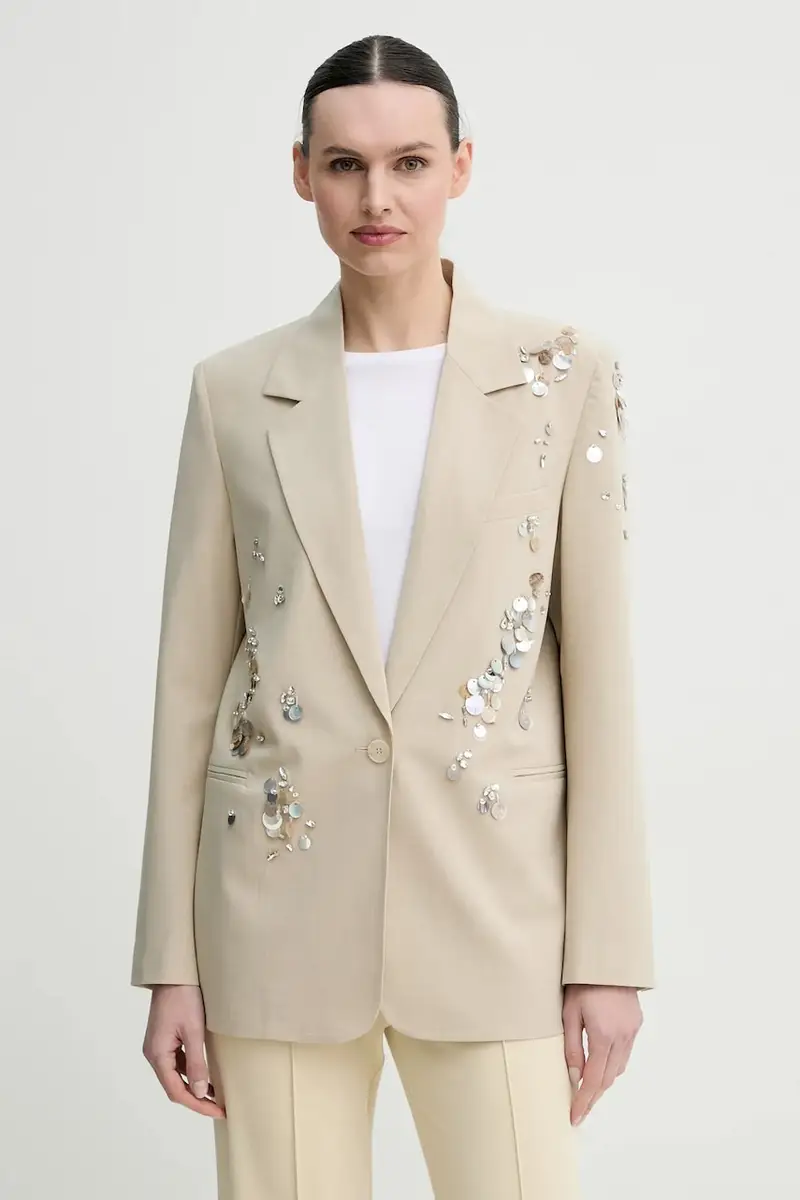 giacca colore beige IS25SS-J023-T003