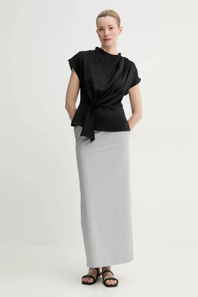 gonna colore grigio IS25SS-G027-T003 miniatura 2