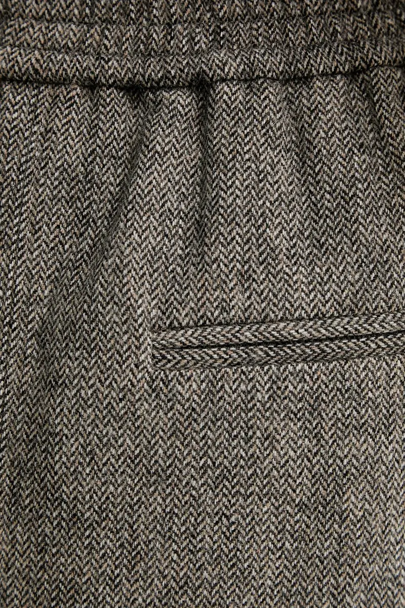 gonna con lana colore grigio IS25FW-G081-T012 miniatura 4