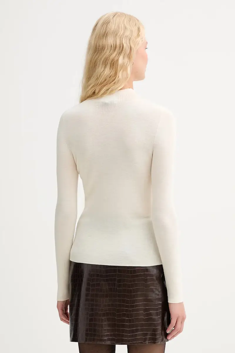 maglione in lana donna colore beige IS25FW-M188-F001 miniatura 3