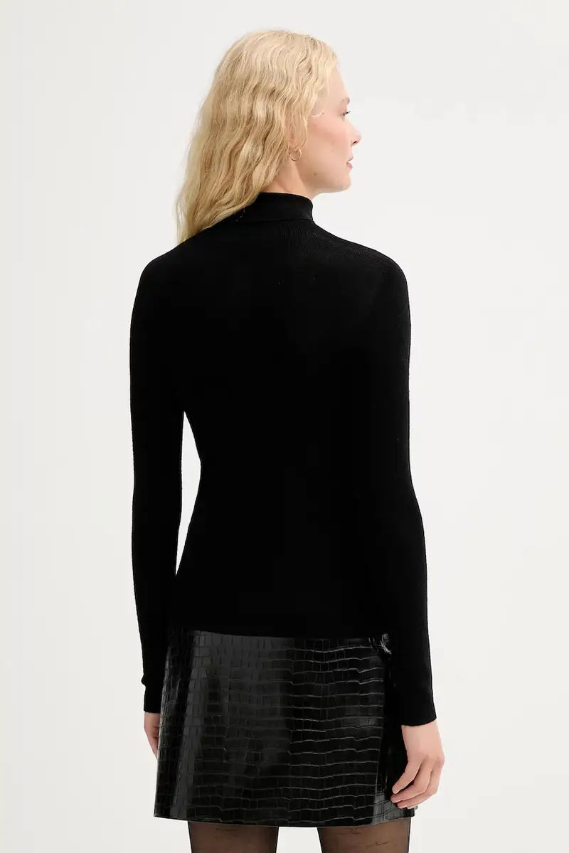 maglione in lana donna colore nero IS25FW-M111-F001 miniatura 3