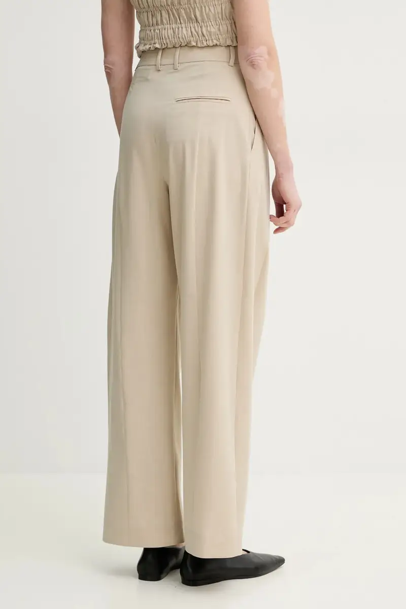 pantaloni donna colore beige IS25SS-P024-T003 miniatura 3