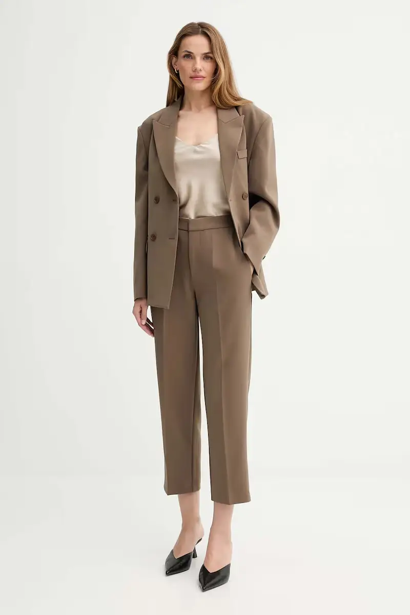 pantaloni donna colore verde IS25FW-P050-T001 miniatura 2