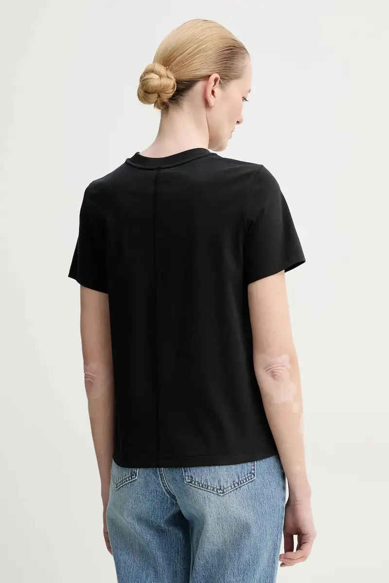 Isabelle Blanche T-shirt Donna Nero 3335675 miniatura 3