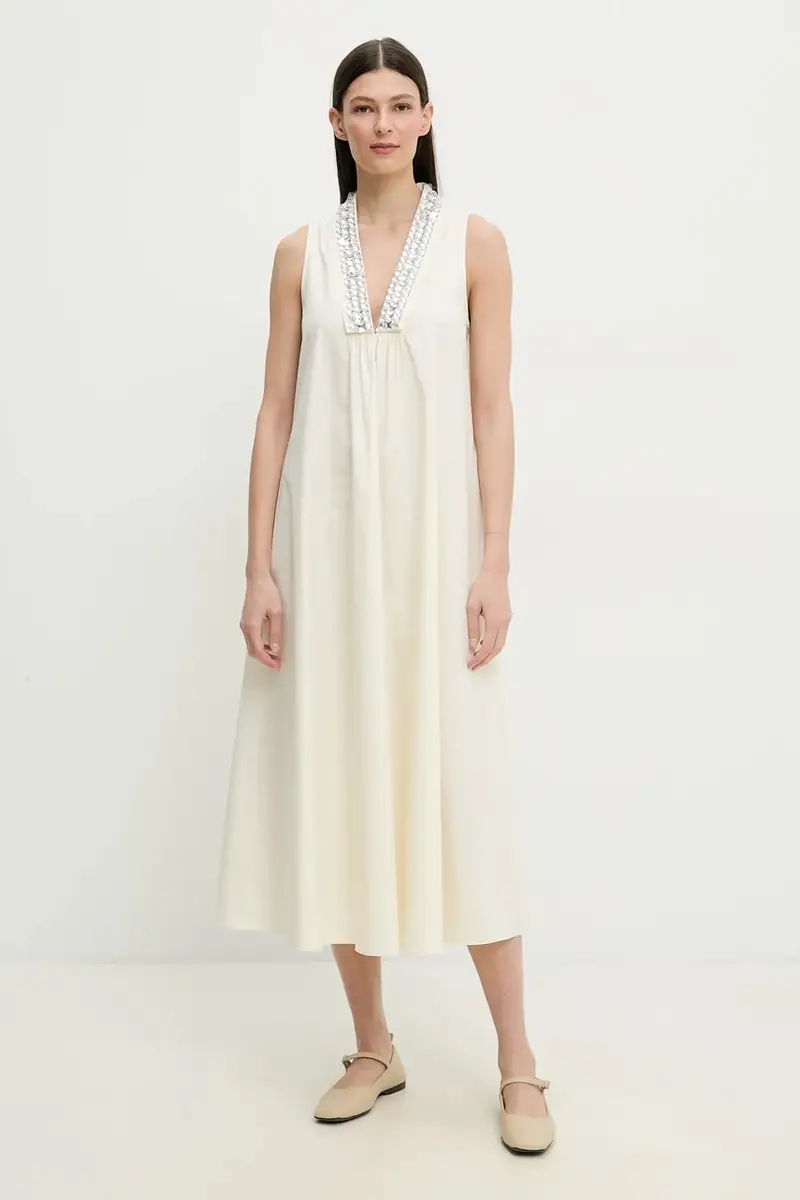 vestito colore beige IS25SS-A056-T012