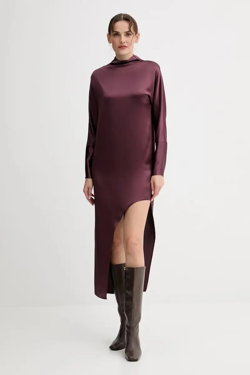 vestito colore granata IS25FW-A064-T008