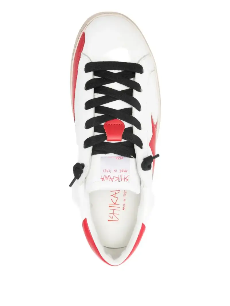 Ishikawa Sneakers basse Rosso 4021802 miniatura 3