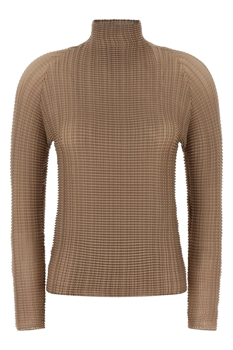 Blusa Wooly Pleats-66 Beige