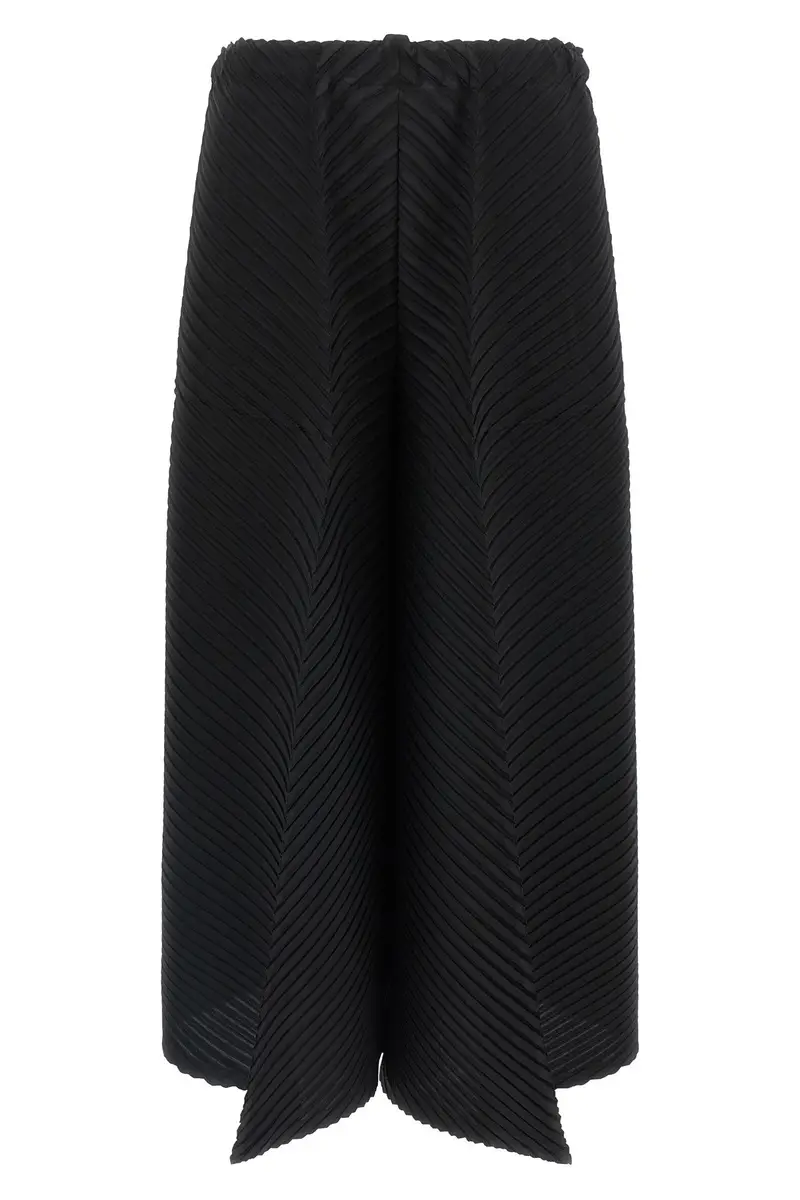 Pantalone Plaster Pleats Solid Nero