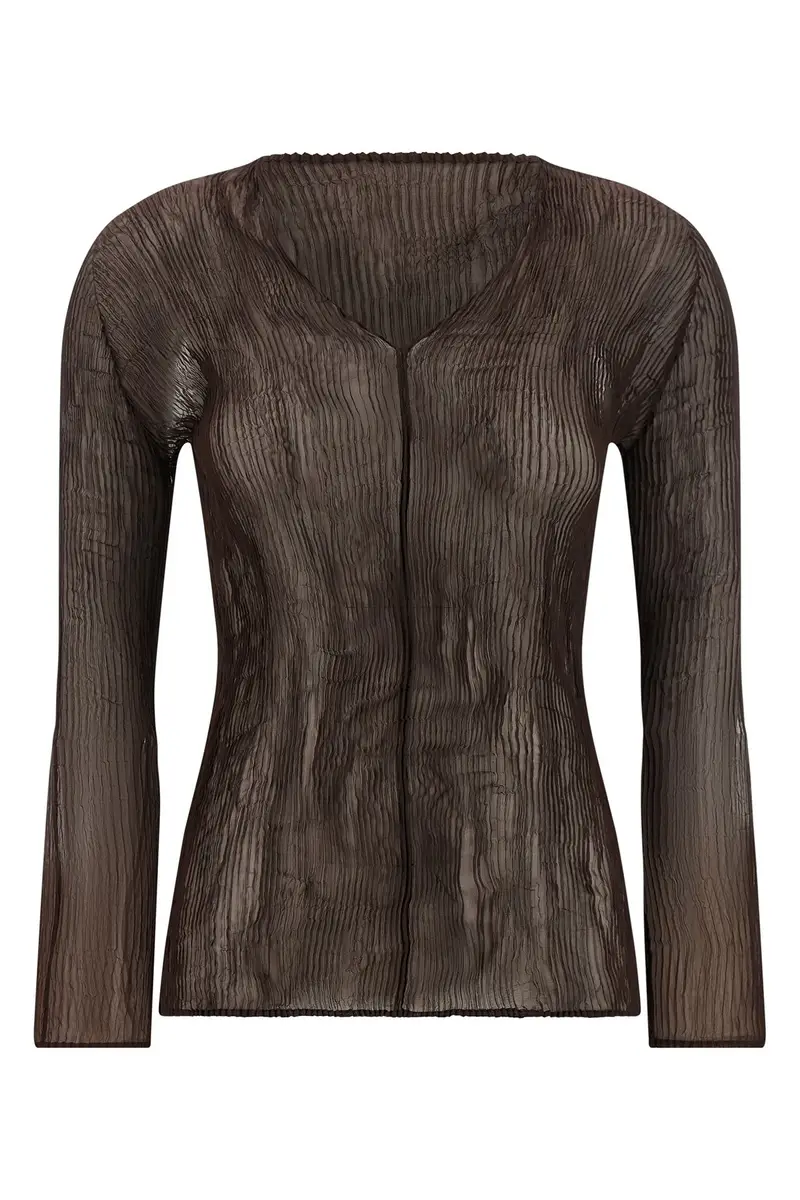 Issey Miyake Top Marrone 4256881