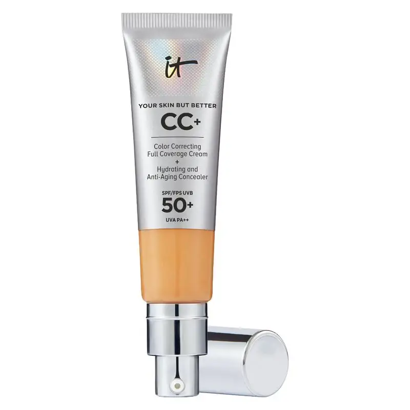 Fondotinta It Cosmetics Cc+ Cream a copertura totale con SPF 50+ Tan Warp 32 ml