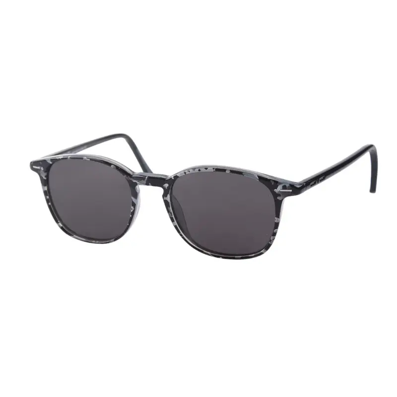 Italia Independent Unisex 5704 EYECARE Camo Black/Fumo Occhiali da sole outlet Acetato Nero Fumo Rotonda Polarizzata