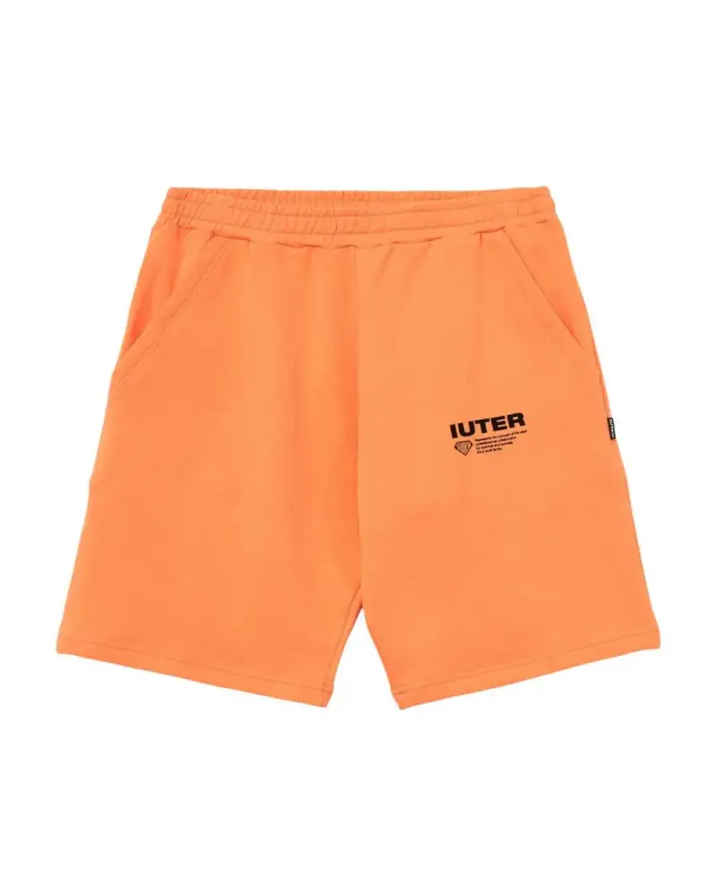 Iuter Info shorts in felpa cotone - pesca M