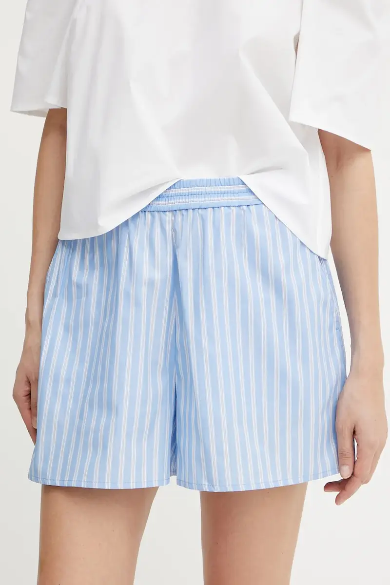 pantaloncini in cotone PIPER ANN colore blu IO115206