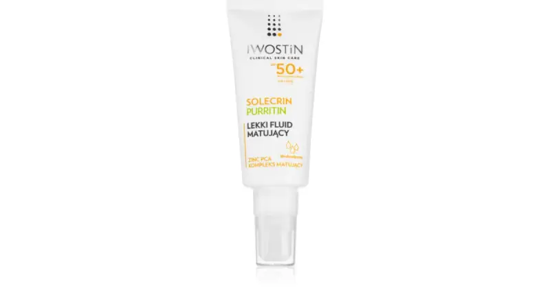 Solecrin lozione opacizzante per pelli grasse con tendenza all'acne SPF 50+ 40 ml