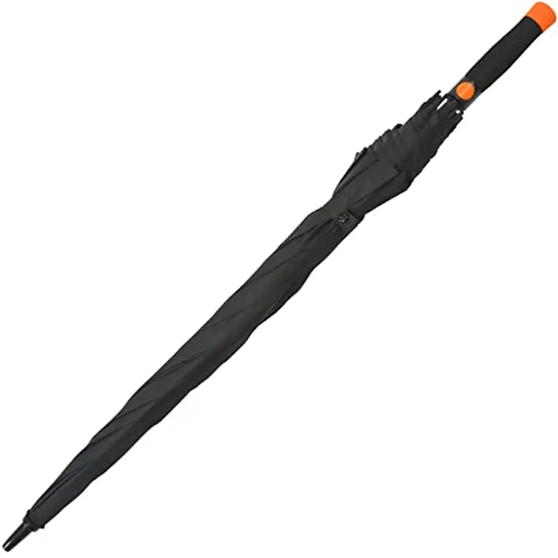 iX-brella XXL - Ombrello da golf in fibra di vetro, automatico, nero, Colore: arancione., 132 cm miniatura 3