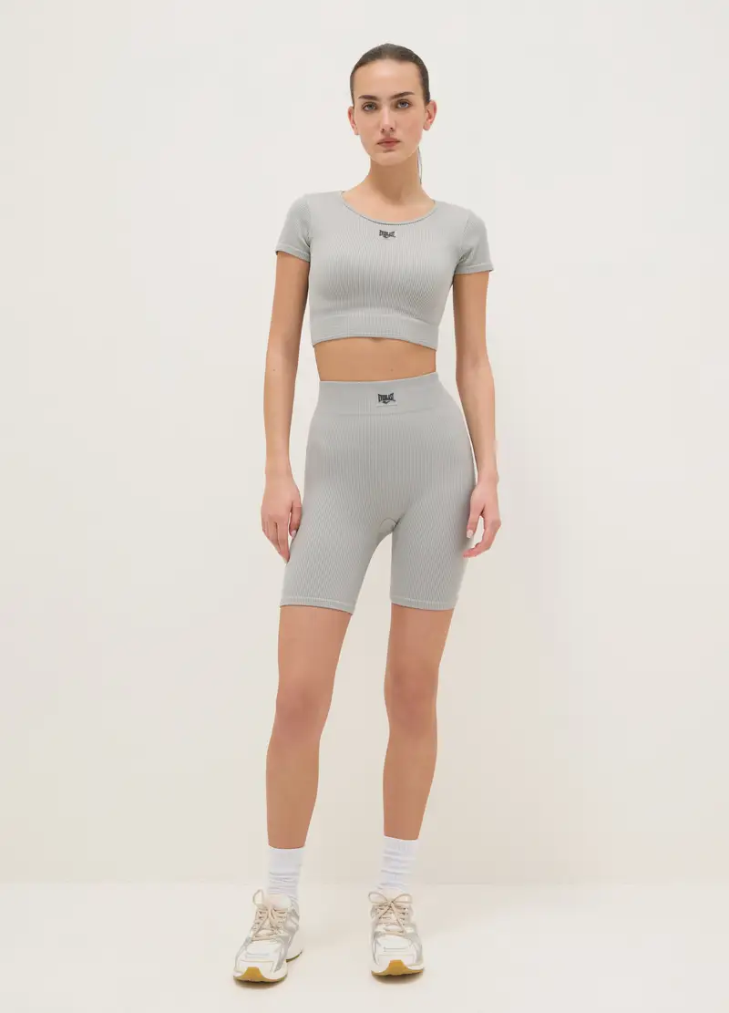 J EVERLAST DONNA T-shirt Donna Grigio 4329043 miniatura 2