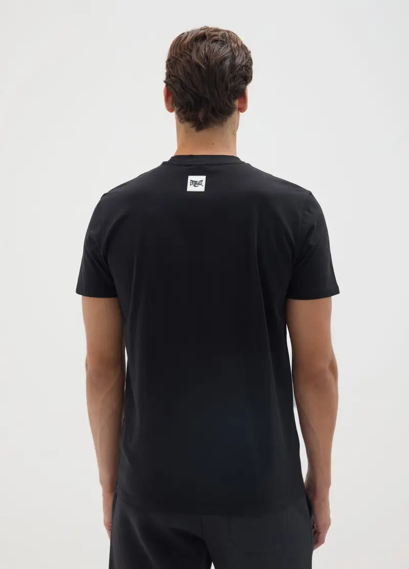 J EVERLAST UOMO T-shirt Uomo Nero 1191516 miniatura 2