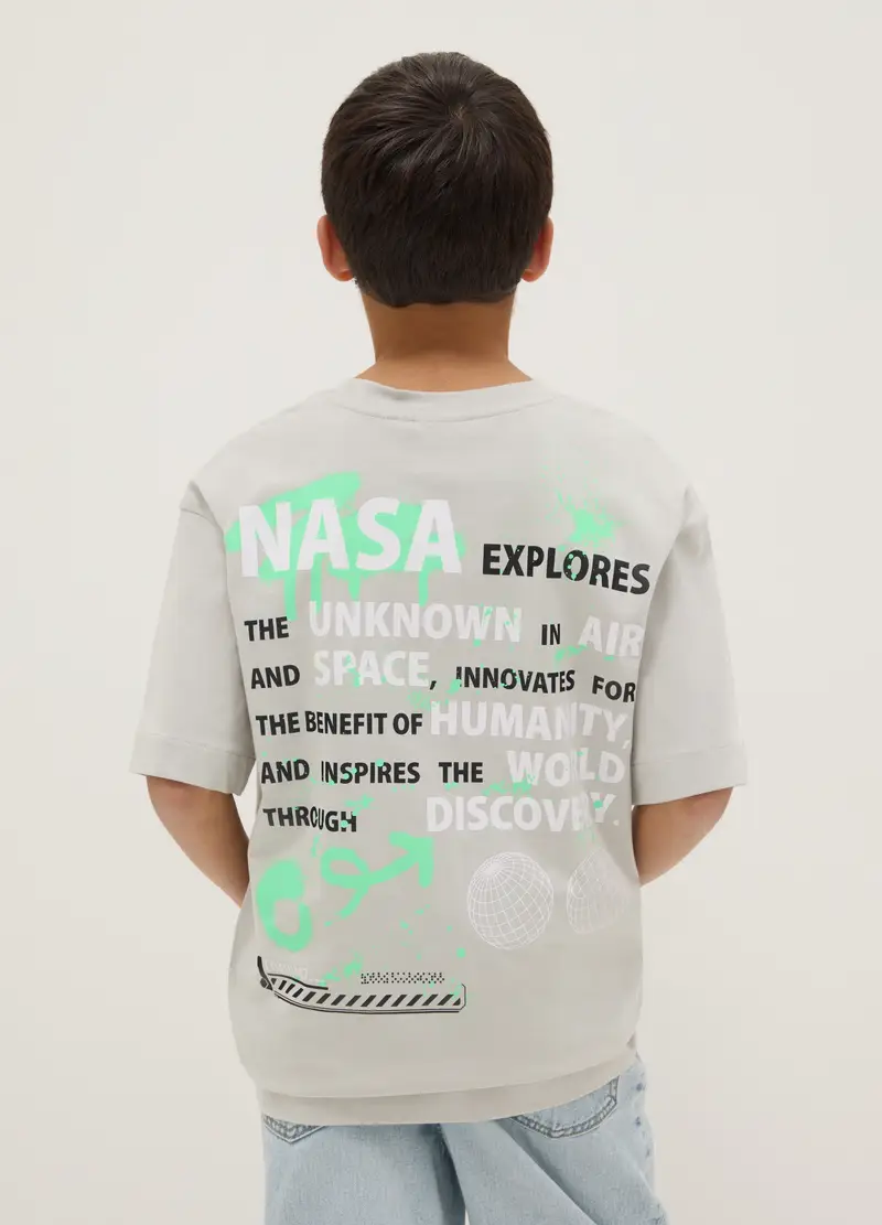 J LICENZE B.NO SICEM T-shirt Bambino Grigio 4329162 miniatura 2