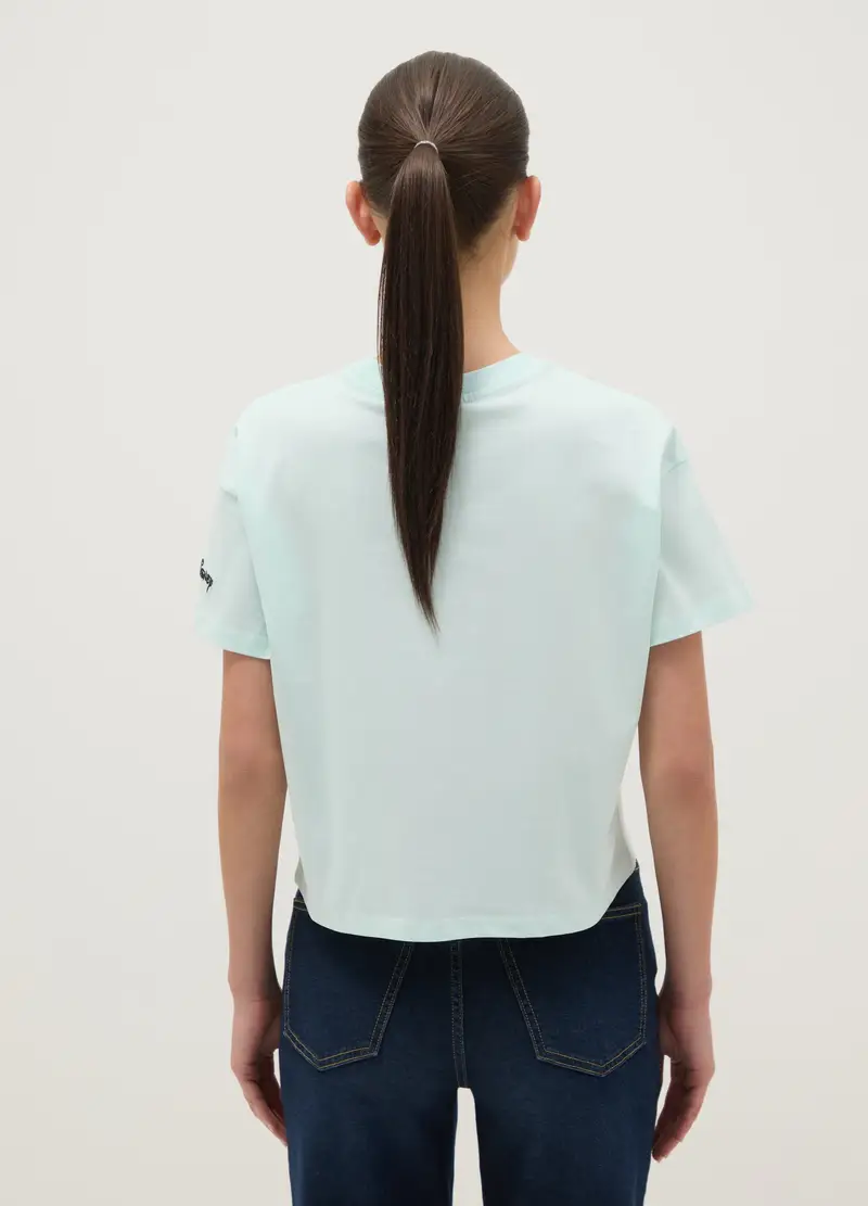 J LICENZE D. SICEM T-shirt Donna Azzurro 4330661 miniatura 3