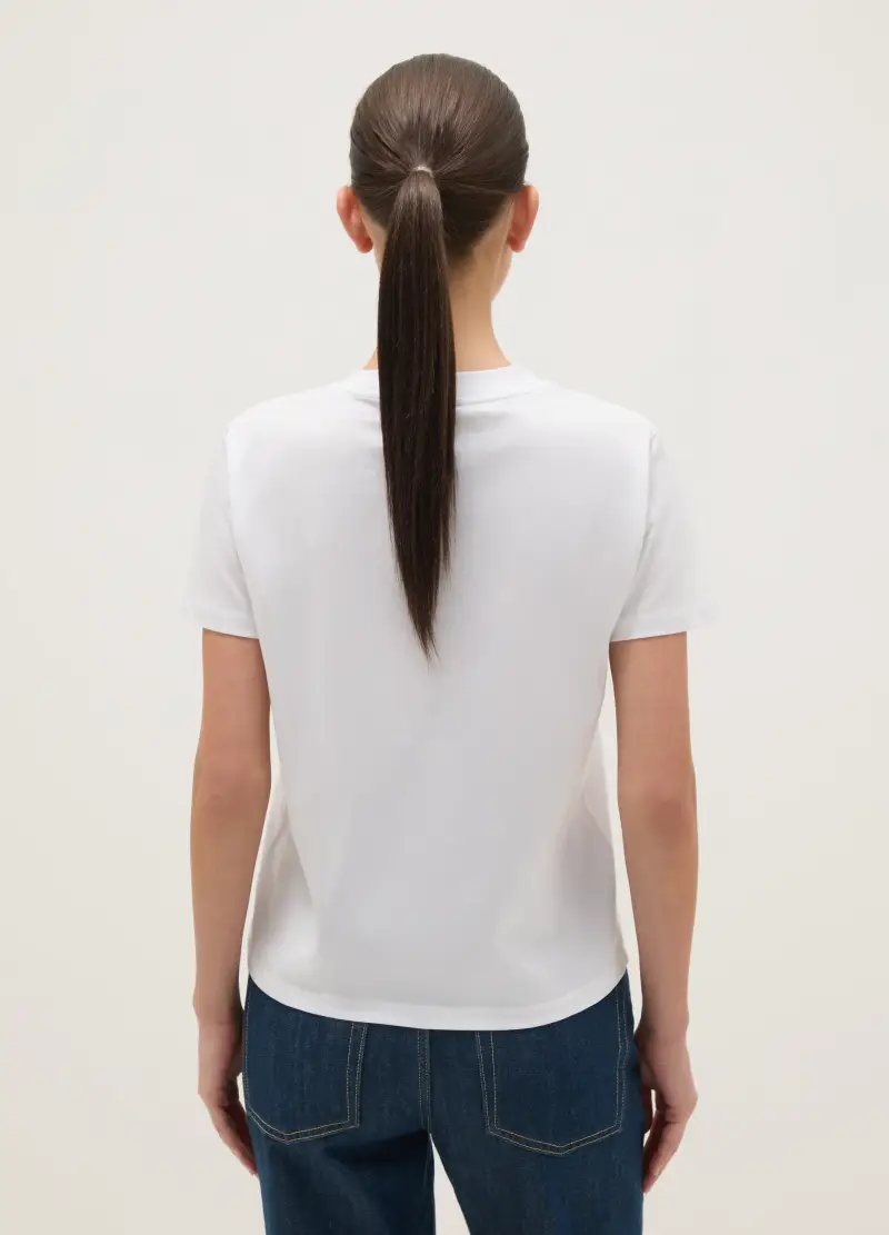 J LICENZE D. SICEM T-shirt Donna Bianco 4329049 miniatura 3