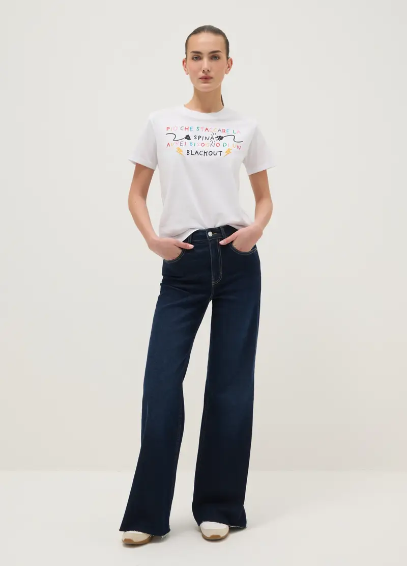 J LICENZE D. SICEM T-shirt Donna Bianco 4312384 miniatura 2