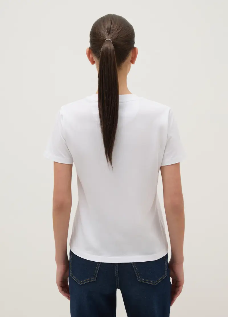 J LICENZE D. SICEM T-shirt Donna Bianco 4312384 miniatura 3