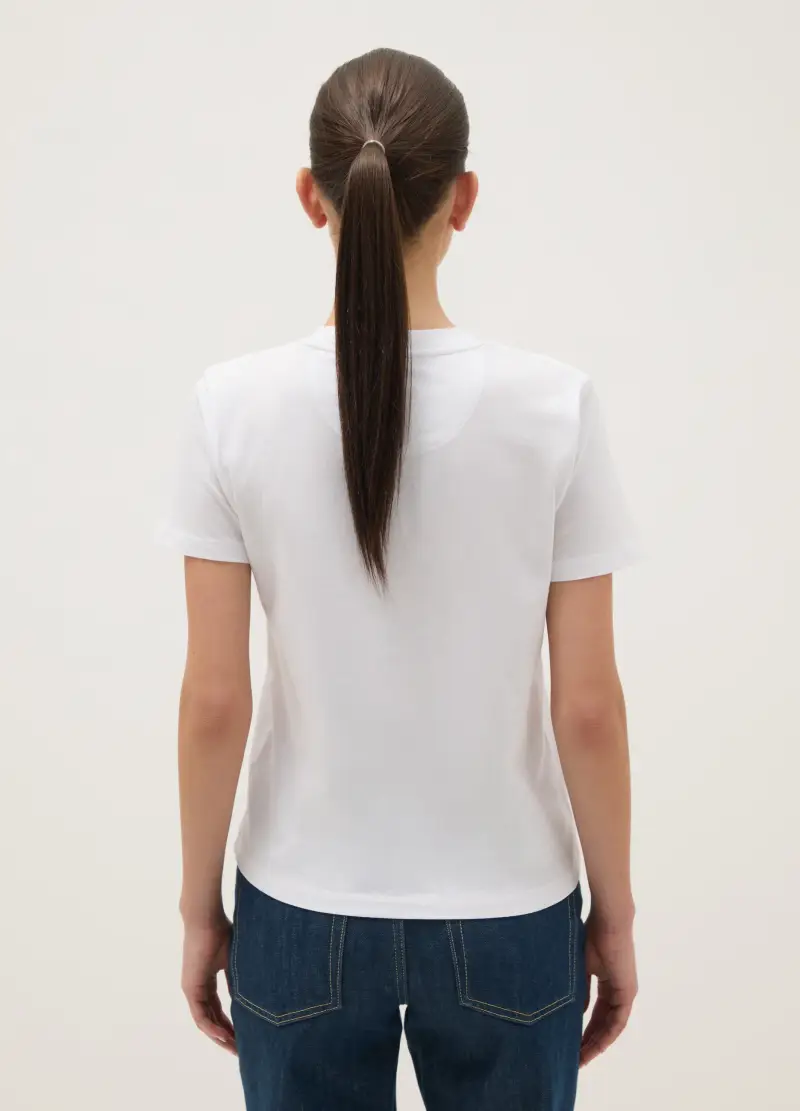 J LICENZE D. SICEM T-shirt Donna Bianco 4312389 miniatura 3