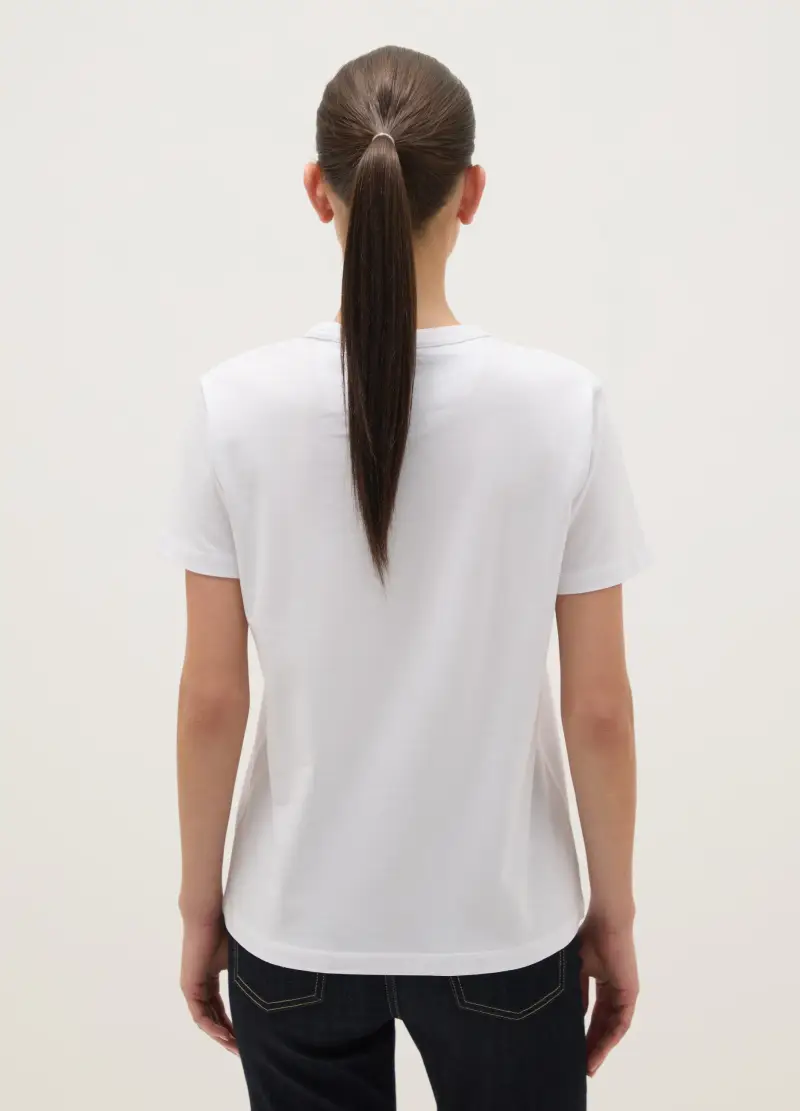 J LICENZE D. SICEM T-shirt Donna Bianco 4312380 miniatura 3