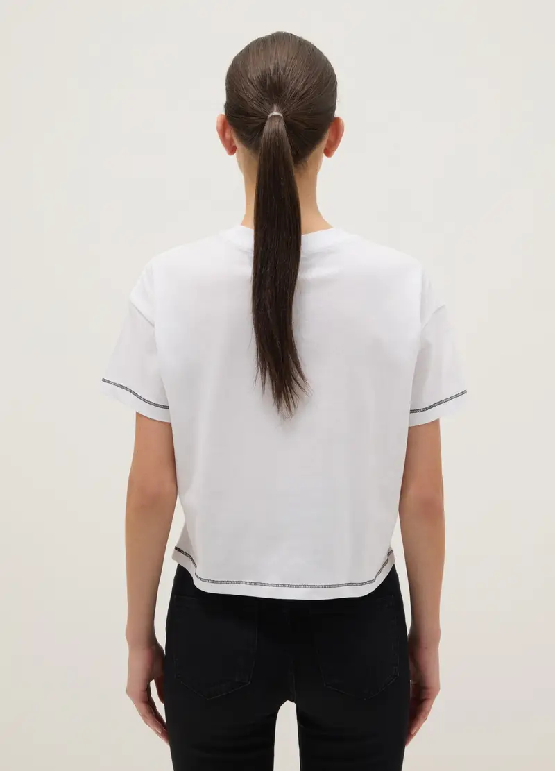 J LICENZE D. SICEM T-shirt Donna Bianco 4312529 miniatura 3