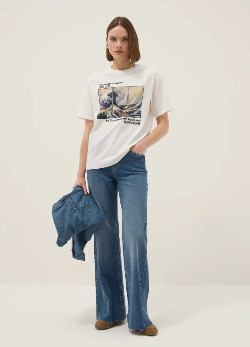 J LICENZE D. SICEM T-shirt Donna Bianco 4312530 miniatura 2