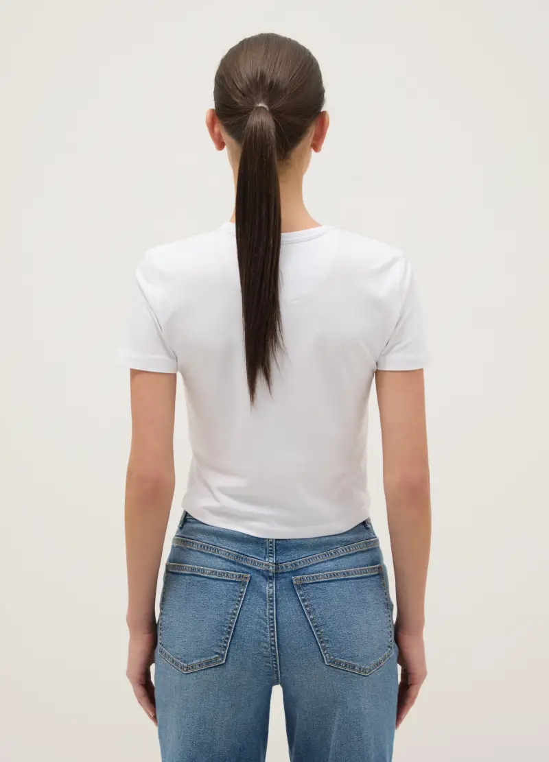 J LICENZE D. SICEM T-shirt Donna Bianco 4312382 miniatura 3