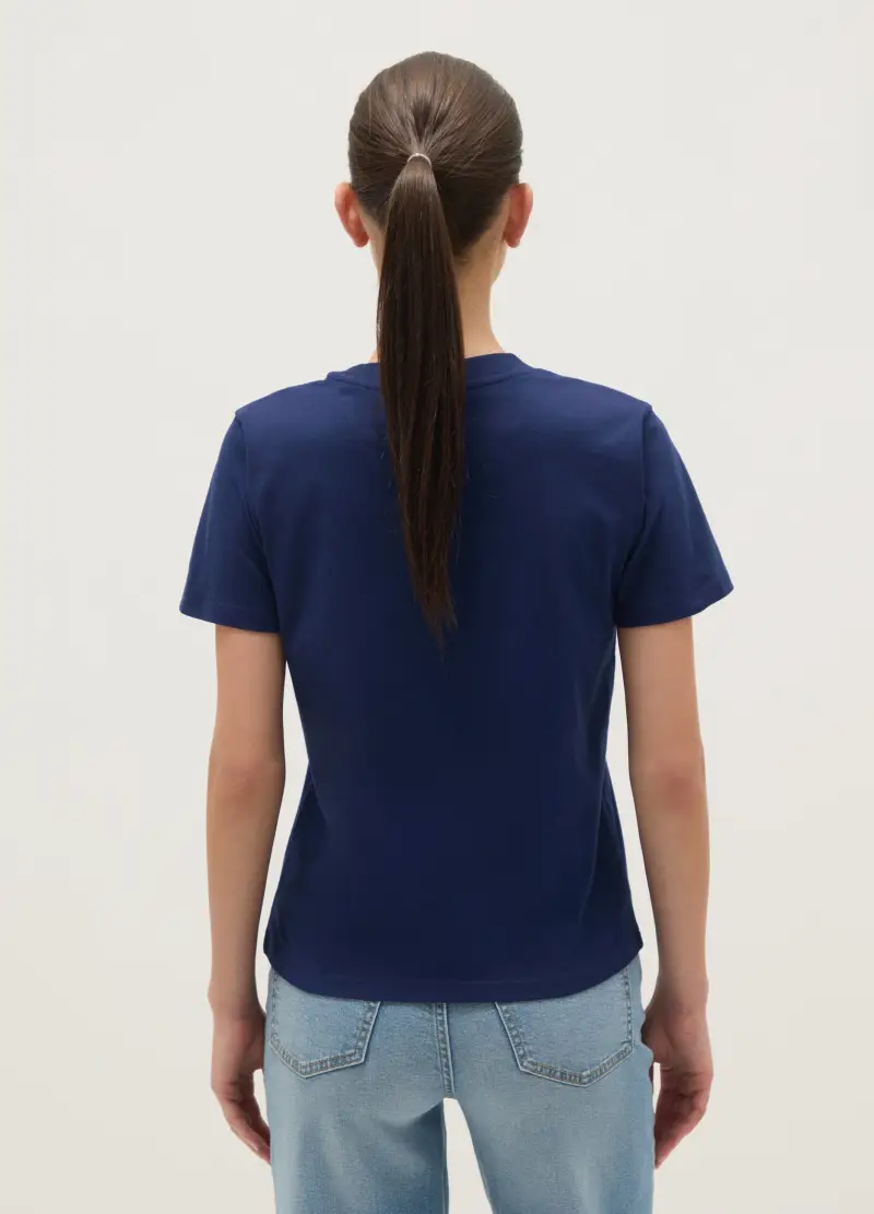 J LICENZE D. SICEM T-shirt Donna Blu 4312383 miniatura 3