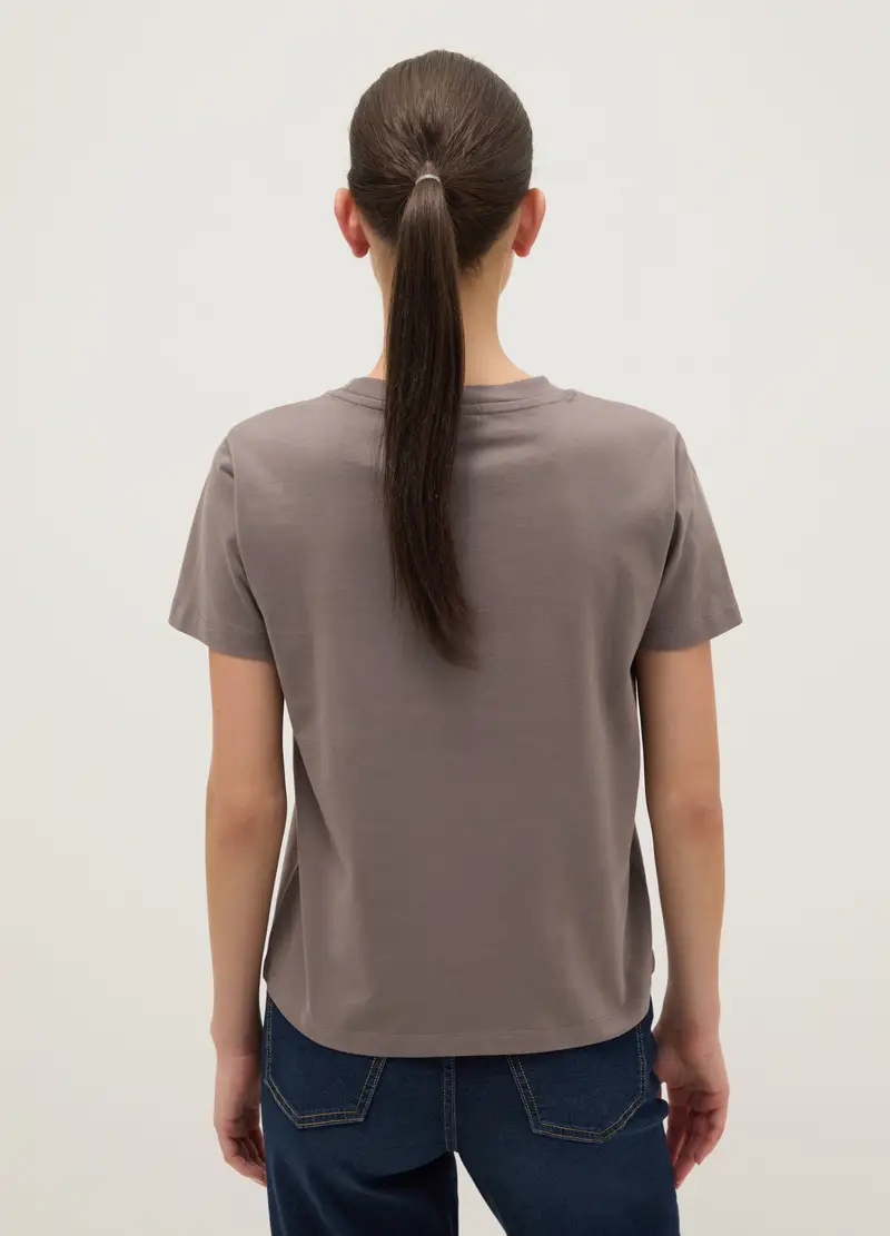 J LICENZE D. SICEM T-shirt Donna Grigio 4329051 miniatura 3