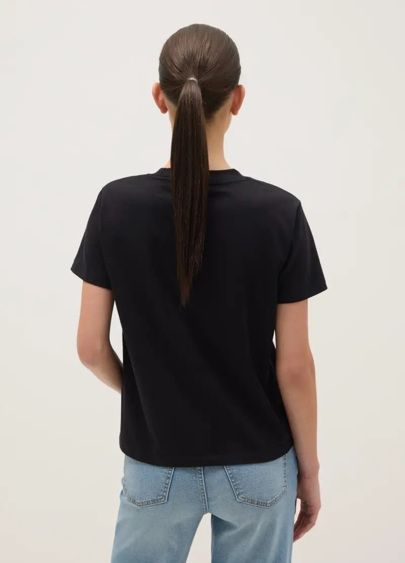 J LICENZE D. SICEM T-shirt Donna Nero 4329048 miniatura 3