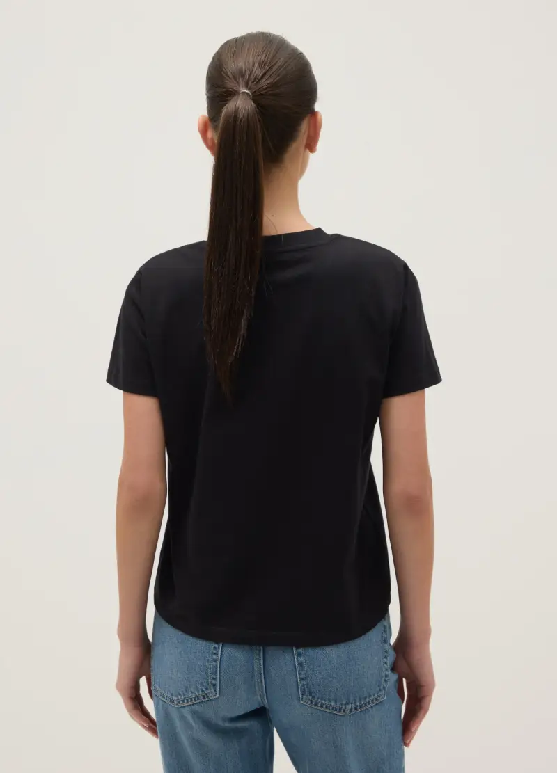 J LICENZE D. SICEM T-shirt Donna Nero 4329053 miniatura 3