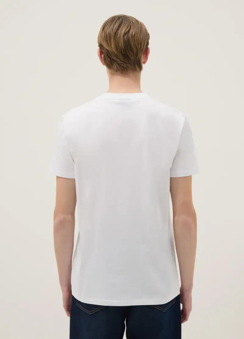 J LICENZE U.SICEM T-shirt Uomo Bianco 4329079 miniatura 3