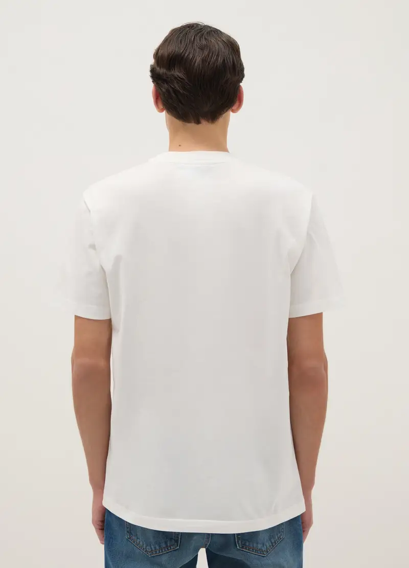 J LICENZE U.SICEM T-shirt Uomo Bianco 4330708 miniatura 3