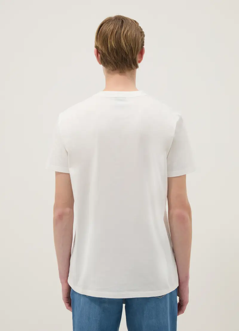 J LICENZE U.SICEM T-shirt Uomo Bianco 4329082 miniatura 3