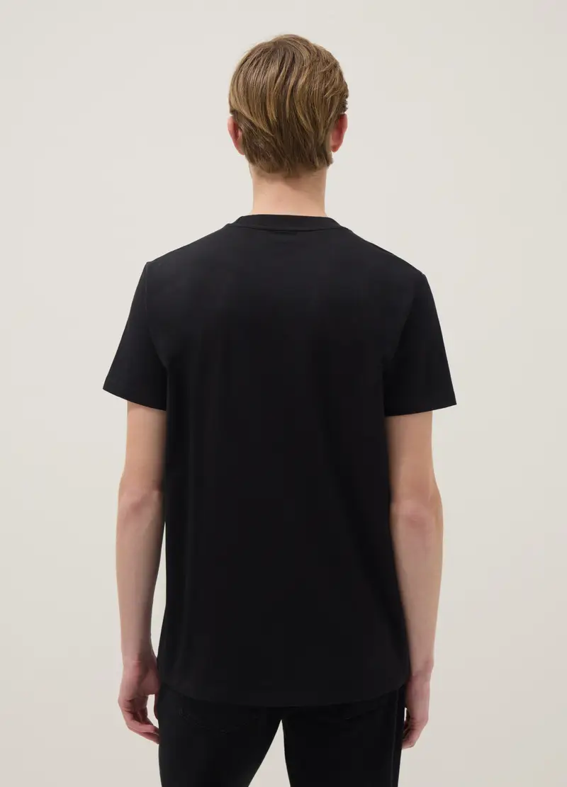 J LICENZE U.SICEM T-shirt Uomo Nero 4329075 miniatura 3