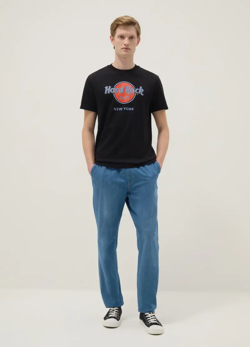 J LICENZE U.SICEM T-shirt Uomo Nero 4329077 miniatura 2