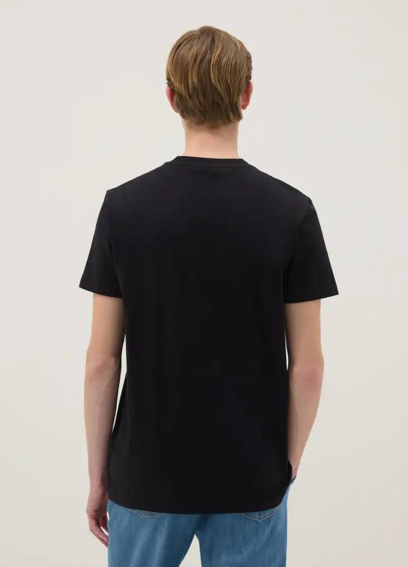 J LICENZE U.SICEM T-shirt Uomo Nero 4329077 miniatura 3