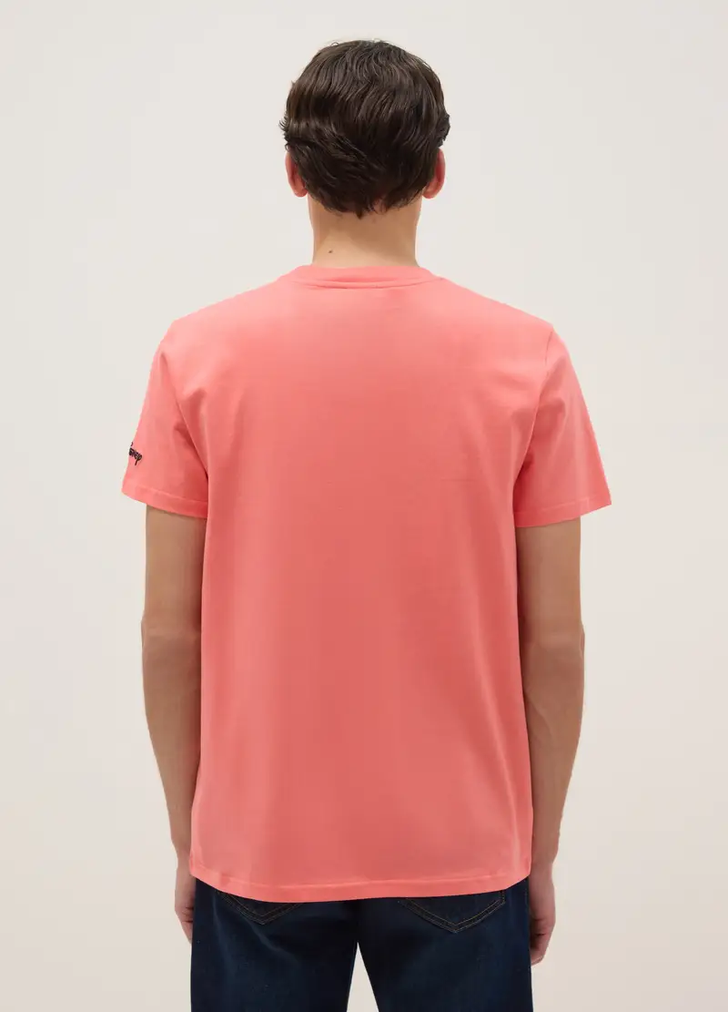 J LICENZE U.SICEM T-shirt Uomo Rosa 4330702 miniatura 3